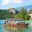 Boat and lake Bled, Slovenia